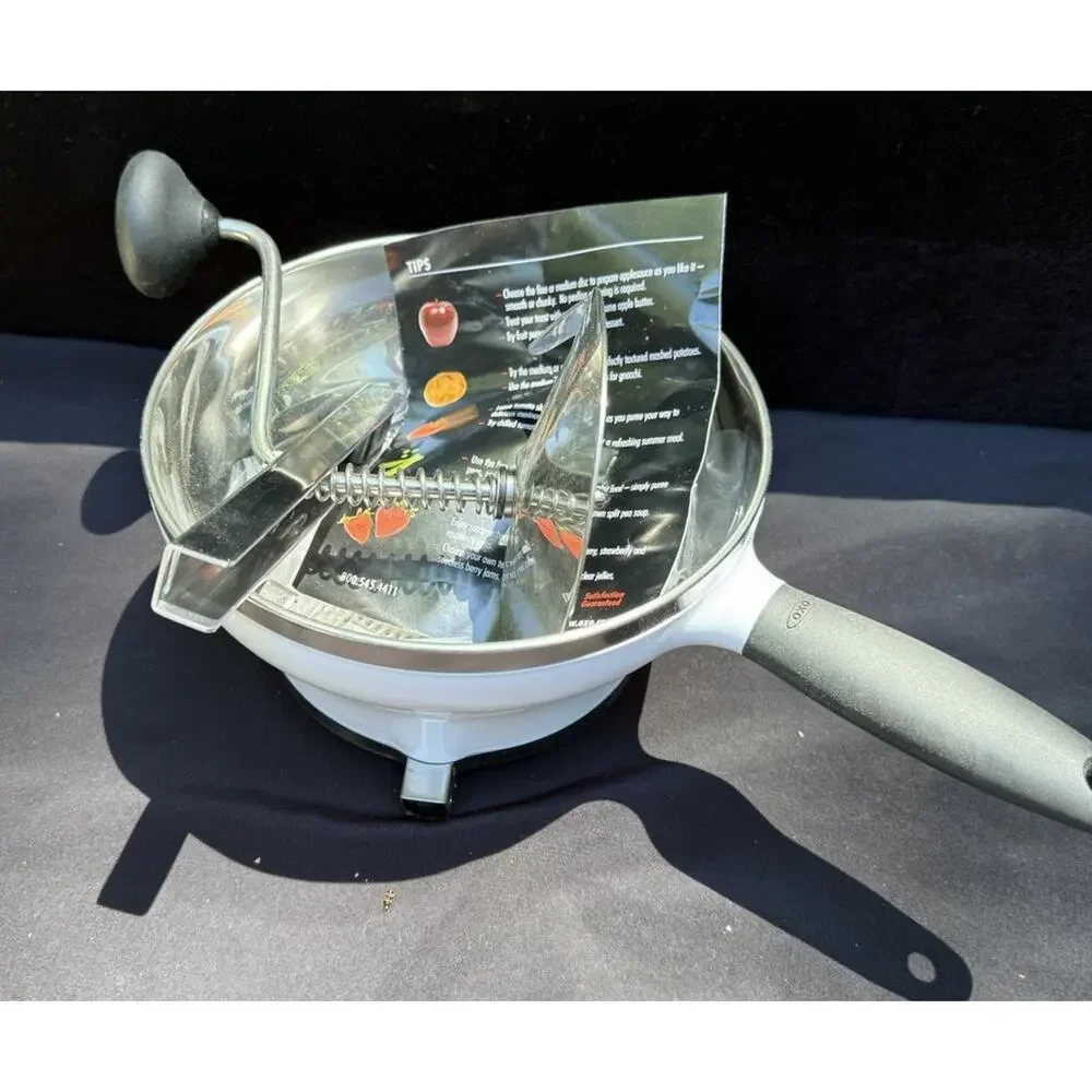 Brand New OXO Good Grips Food Mill 2 Disks Williams Sonoma